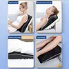 Jinkairui Electric Shiatsu Head Neck Cervical Ttraktion Kroppsmassagerbil Bakkudde med uppvärmning av vibrerande massageanordning 231220