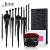 Jessup Makeup Brushesセット10-14PCSメイクアップブラシ輪郭基礎パウダーアイシャドウハイライトブレンディングコンシーラーライナーT336 231220