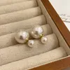 Kolczyki stadnina Zachowaj imitację piękna Pearl Studs Modne Akcesoria Biżuteria