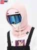 Nanen gestrickt Skihut Herren- und Frauen Doppel -Ski -Gesichtsschutz Ski Helm Helmabdeckung Reitmaske warm und winddicht