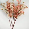 Blossoms de cerejeira japonesa de alta qualidade Flores de seda artificial EL Mall Wedding Decoration Flowers Po Studio Props207T