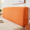 All Inclusive Headboard Covers Solid Color Stretch Spandex Bedhead Dust Proof Slipcovers for Bedroom Home Jacquard Bedhead Cover 231221