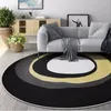 Grande surface salon tapis ronds maison chambre décor chevet tapis Simple décoration tapis étude vestiaire tapis lavable 231220