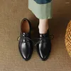 Классические туфли, женские туфли-лодочки из натуральной кожи, модные одиночные туфли, универсальные и удобные A71