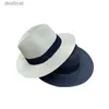 Chapeaux à bord large chapeau seau de seau de femmes pour la femme Summer Sunable Suncreen Hat à paille masculine Fashion Outdoor Outdoor Panama large Brim Beach Cool Jazz Unisexe Sun Hatl231221