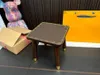 Möbler designer varumärke funktionella möbler svart valnöt liten bänk kan äta avhämtning på soffbordet runda fyrkantiga antifall liten benc