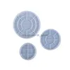 Molds Round Sile Molds Fruit Tray Epoxy Resin Casting Mod Flexible Coaster Mold For Making Serving 3 Size Drop Delivery Jewe Dhgarden Dhboc