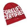 Berets Unisex Forklift Certified Beanies Skullies Accessories Truck Driver Bonnet Knit Hat Streetwear Warm Caps Christmas Gift Idea