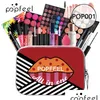 Makeup Set PopFeel presentuppsättningar nybörjare smink 24 st i en påse ögon skugga lipgloss läpp stick rodnad concealer kosmetik smink collecti dhtwg