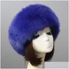 Beanie/Skull Caps Beanie/Skl Ht3452 Fur Hat Women Thick Warm Faux Russian Ushanka Ladies Sklies Beanies Female Winter Hats For Headb Otdbk