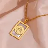 Collane a pendente Shell Mother Mother Pattern Acciaio in acciaio inossidabile Donne eleganti gioielli alla moda in oro 18K
