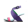 Sandals Handmade Arrival Latest Fashion Ladies Summer Open Toe Roman Thick Heel Women Slide Sexy With Strange Heels