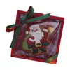 Moldes de cozimento Natal Papai Noel Cookie Cutter Xmas Bell Presente Padrão Biscuit Stamp Cartoon Plastics 3D Caseiro Molde de Festa de Pastelaria