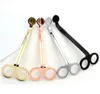 Stainless Steel Snuffers Candle Wick Trimmer Rose Gold Candle Scissors Cutter Candle Wick Trimmer Oil Lamp Trim scissor Cutter 1221