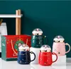 Tazas Otros Home GardenRegalos de Navidad, tazas de agua, tazas de cerámica creativas, regalos de mano, tazas de leche, venta al por mayor de oficina