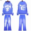 Sudaderas con capucha para hombres sudaderas de alta calidad para hombre sudadera con capucha para hombres moda hellstar blue hoodios imprimir set de hip-hop de manga larga de manga larga