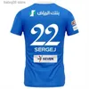 Tifosi Tops Tees 23/24 Al Hilal Saudi NEYMAR JR maglie da calcio 2023 MALCOM NEVES SERGEJ KOULIBALY maglia da calcio uniforme