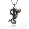 Colliers pendants Retro Mythical Viking Dragon Girl Collier pour hommes et femmes couples cosplay bijoux d'anime cadeau