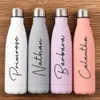 Personalized Water Bottle Custom Insulated Bottle Sports Water Bottle Cold Thermos Wedding Gifts Bridesmaid Tumblers 231220