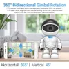 Hontusec Yoosee Robot Kamera WiFi 3MP Innenhome -Überwachung Kamera Nachtsicht Zwei -Wege Audio Auto Tracking Indoor Babyphone 231221