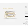 Halley Gemini Spinelli Anelli Kilcollin designer di marca Nuovo anello di alta gioielleria di lusso in oro e argento sterling con collegamento Hydra