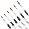 Nail Brushes 6/15 PCS Art Decoration Brush Pen Set To Paint &Draw &Design &Builder With Acrylic Gel Polish & Varnish On Nails Tool