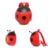 3D estereoscópico de joaninha infantil mochila menino menino jardim de infância oxford school bolsa infantil desenho animado ladybug backpack293c