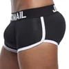 Unterhosen JOCKMAIL Marke Herren Unterwäsche Boxer Trunks mit sexy Gay Penis Pouch Ausbuchtung vorne hinten doppelt abnehmbare Push-Up-Cup