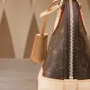 Omuz çantaları lüks tote çanta tasarımcısı çanta mektup küçük kabuk çantası kadın moda deri çanta klasik stil çoklu renklerde basit m7890