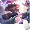 Mouse Pads Le poignet repose un grand jeu de souris de souris Mousepad PC Gamer Gamer Mat ordinateur portable Mauusepad League of Legends Teemo Carpet Keyboard Mat Bureau Padl231221