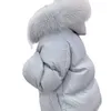 Manteau en coton pour femmes, chapeau en duvet, mode court filet rouge, pain coréen en vrac, automne et hiver 2023, 231221