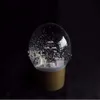 Golden Snow Globe con bottiglia di profumo all'interno del 2016 Snow Crystal Ball per una novità di compleanno speciale Christmas232d