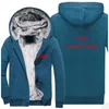 Sweats à capuche pour hommes 2023 hommes Logo personnalisation fermeture éclair polaire épaisse automne et hiver chaud laine d'agneau sweats à capuche manteau hauts