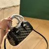 Kadın Yastık Tasarımcı Çanta Mini Boston Lüksler Çantalar Uzun Ekose Omuz Crossbody Çantalar Moda Moda Orijin Deri Seyahat Çantası Marka Bagaj Çanta Seyahat Çantası