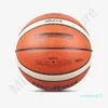 녹은 크기 5 6 7 농구 GM7X 남자 여자 실내 성냥 표준 공식 농구 소프트 터치 청소년 훈련 공 무료 선물