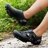 Zapatillas de ciclismo MTB para hombre, zapatos deportivos para bicicleta de tierra, pedal SPD, calzado para bicicleta de montaña, calzado de carreras de velocidad para hombre, zapatos planos para ciclismo 231220