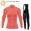 Inverno 2023 Roupas de ciclismo feminino Térmico Térmico Térmico Bicicleta de montanha ao ar livre Pouco de manga longa Ropa ciclismo Mujer 231221