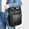 2023 camada superior de couro masculino crossbody saco moda britânica pasta negócios escolhido a dedo ombro couro 231220