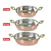 Pfannen, Kupferpfannen-Set, Omelett-Ei, 3-teilig, Einzelküche, Braten, Kochen, 253P