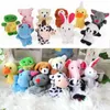 10 PcsSet Baby Plush Toy Finger Puppets Props Animal Doll Hand Puppet Kids Toys Children Gift AN88 231220