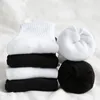 10pairslot Solid Thick Terry Socks Men Women Long Thicken Warm Winter Sport Black White Calcetines Meias 231221