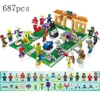 2020 NOUVELLES PLANTES PVZ VS ZOMBIES FRUTS Game Toy Action Toy Figures Blocs Bricks Brinquedos Toys for Children C11152359