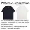 قمصان 23SS مصممة للأزياء للرجال والسيدات ، مخصصة للتجمعات العائلية ، بناء الجماعة ، ملابس الوالدين والطفل ، صور لنجوم كرة القدم ، القطن النقي ، 100 ٪