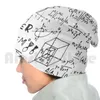 Berets shirt wiskunde beanies gebreide hoed hiphop wiskunde wiskunde school numerieke nummers wiskundige geometrische grafiek