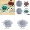 Molds Large Hexagon Round Sile Mold Diy Coaster Jewelry Molds Geometric Clear For Uv Resin Art Epoxy Mod Drop Delivery Jewel Dhgarden Dhimn