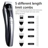 USB Men Grooming Kit allt i en hårtrimmer för rakapparat Body Nose Ear Trimmer Beard Eyebrow Hair Clipper Washabl 231220