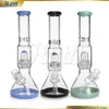 Vaso de precipitados Vistal de vidrio Bong Percolador Percolador Bong Dab Cubo de agua Tubo de agua Hookah Tobacco Herbe seca Agua Bong 14 mm Bown Sstemt Ash Catcher Accessors