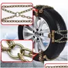 Resvägsproduktbilbil SUV SUV SNOW CHAIN ​​Emergency Winter Allmänt högkvalitativt grossisthjul däck snabb leverans csvtravel dro dhacm