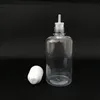 プラスチックボトル5ml 10ml 15ml 20ml 30ml 50ml PETドロッパーボトル付き子どものプルーフキャップ薄いヒントe液体蒸気ボトルwqaob