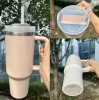 Söndürücü H2.0 40oz Kupalar Kozmo Pembe Geçit Töreni Tumklar Yalıtılmış Araba Kupaları Paslanmaz Çelik Termos Tumbler Sevgililer Günü Hediye Pembe Parıltı 1: 1 Logo G0131